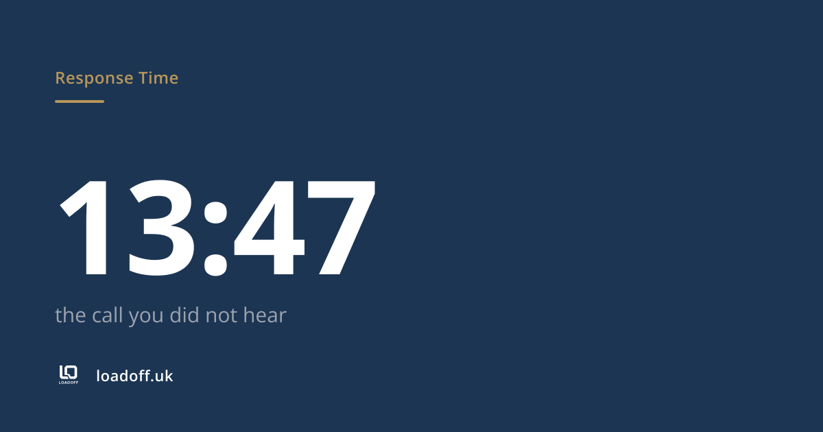 13:47: the call you did not hear